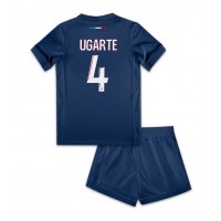 Maglie da calcio Paris Saint-Germain Manuel Ugarte #4 Prima Maglia Bambino 2024-25 Manica Corta (+ Pantaloni corti)